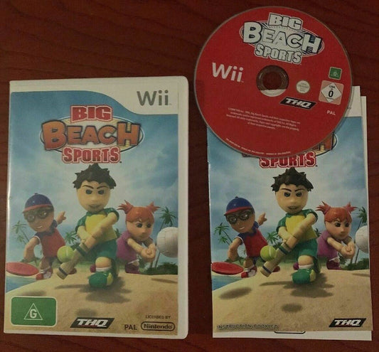 Big Beach Sports Nintendo Wii PAL Game With Manual