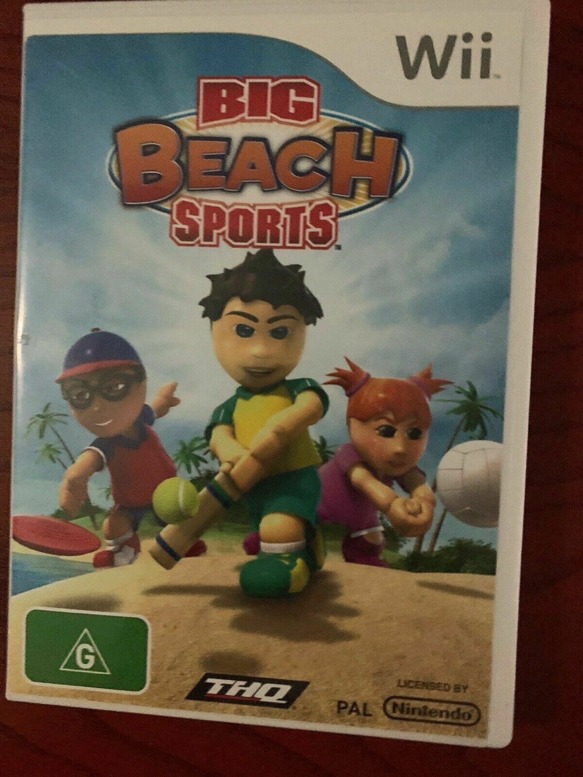 Big Beach Sports Nintendo Wii PAL Game With Manual