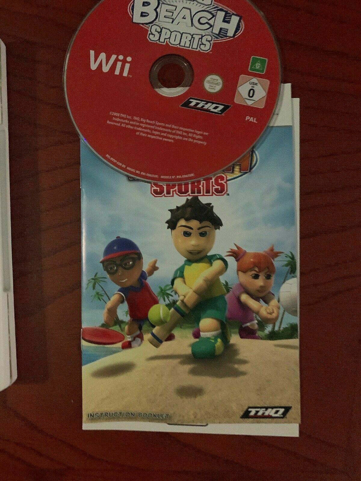 Big Beach Sports Nintendo Wii PAL Game With Manual