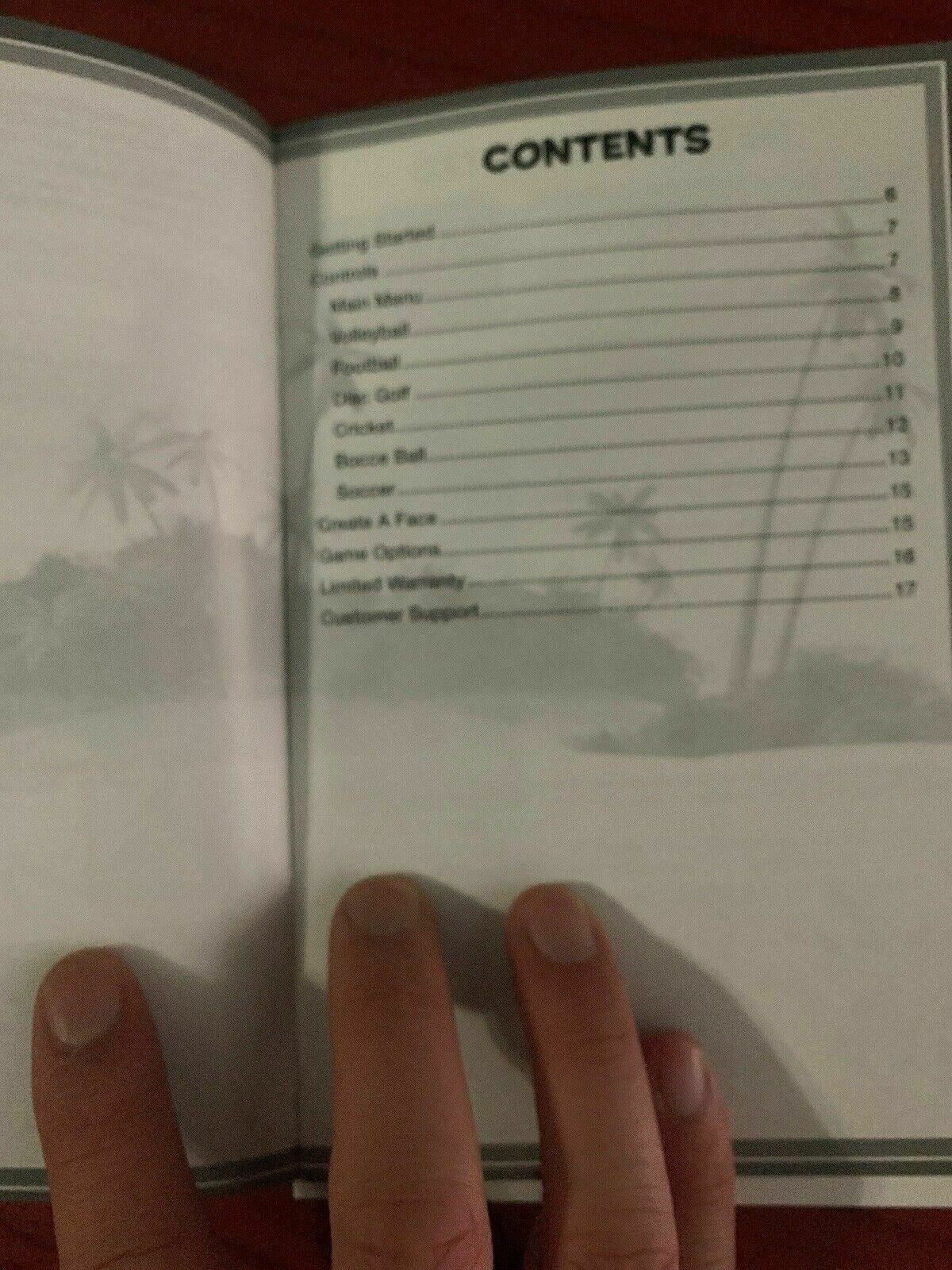 Big Beach Sports Nintendo Wii PAL Game With Manual