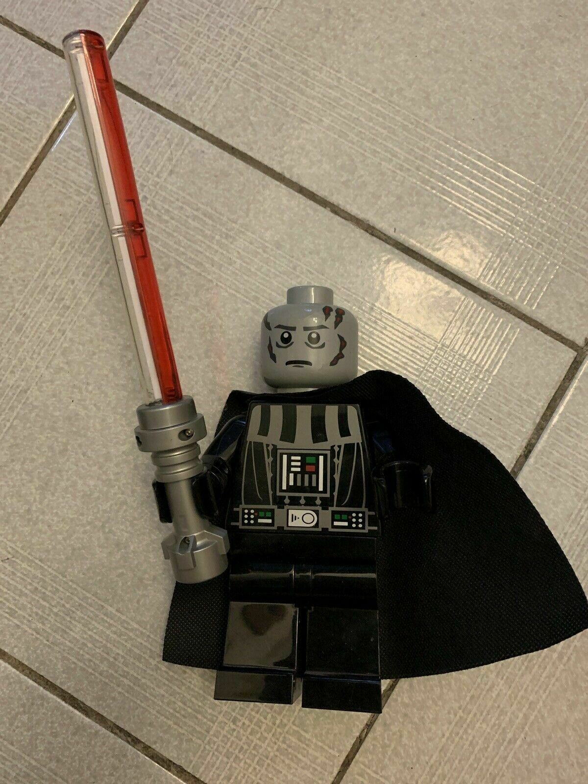 Lego Figure Star Wars Darth Vader Figure LGL-LP2 *Missing Helmet*