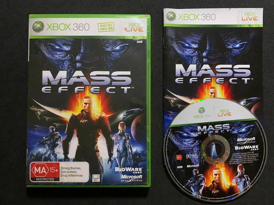 Mass Effect - XBOX 360 - Complete - PAL - Complete With Booklet