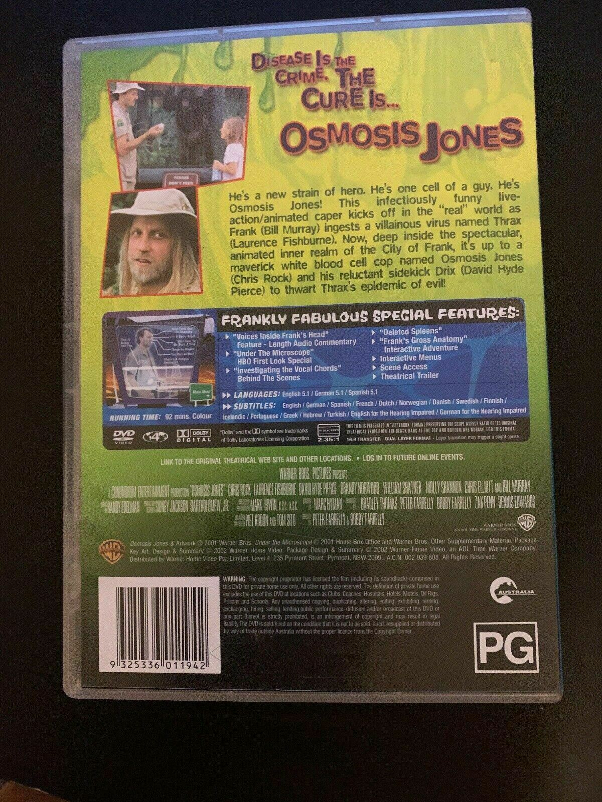 Osmosis Jones (DVD, 2002)