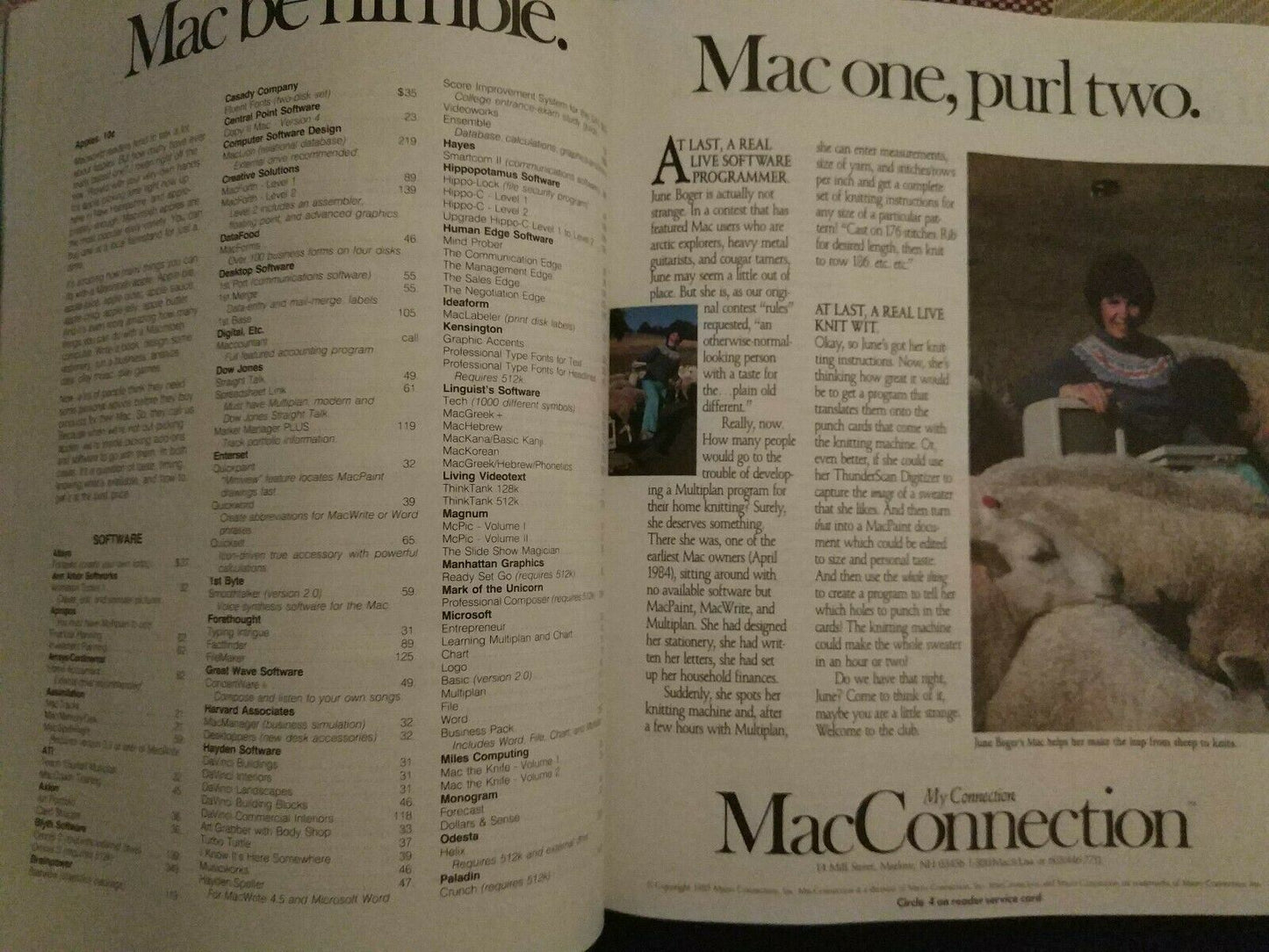 Macworld October 1985 Apple Macintosh magazine - Mac Talks To the PC