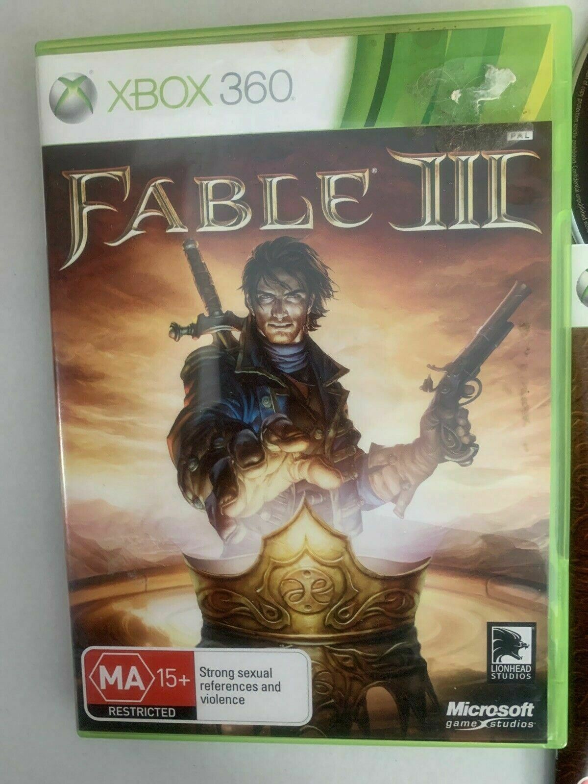 Fable III (3). Microsoft Xbox 360 With Manual PAL