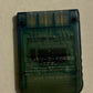 Genuine Sony Playstation 1 PS1 Memory Card -  SCPH-1020 Transparent Green Japan