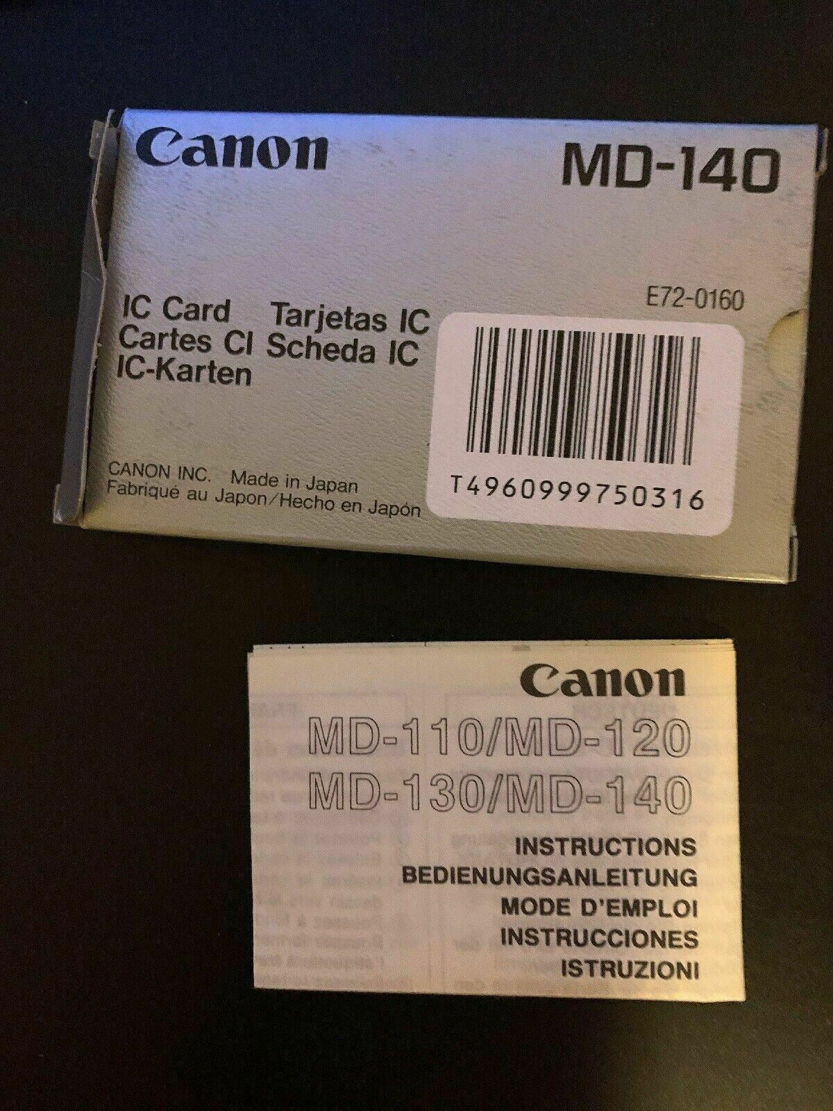Canon IC Card Italian Word Tank Multilingual Intelligent Dictionary MD-140