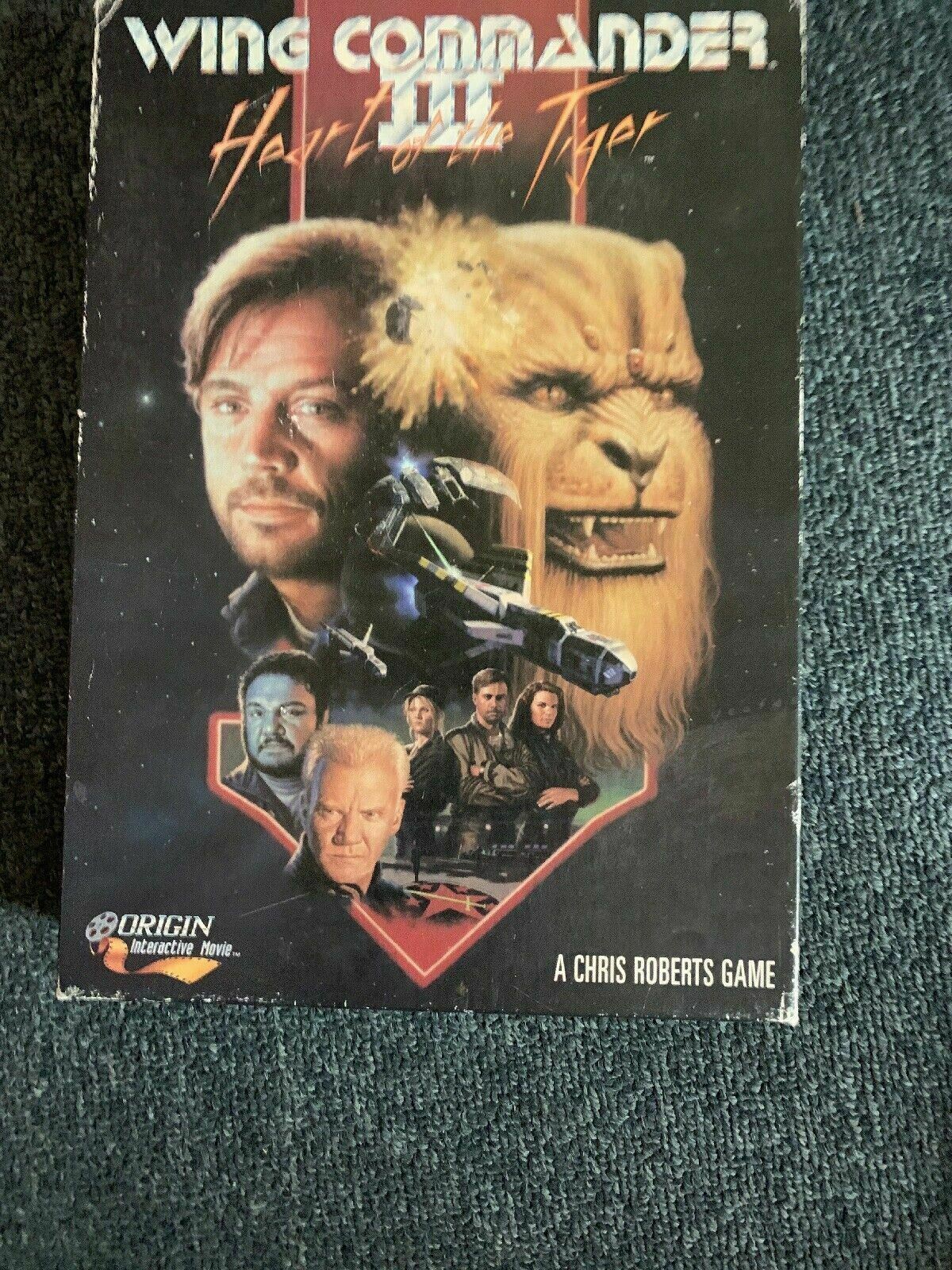 Wing Commander III 3 Heart Of The Tiger PC CDROM (1994) Box Manual Install Guide