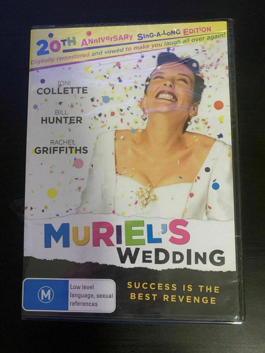 *New Sealed* Muriel's Wedding - 20th Anniversary Sing-along Edition (DVD, 1994)