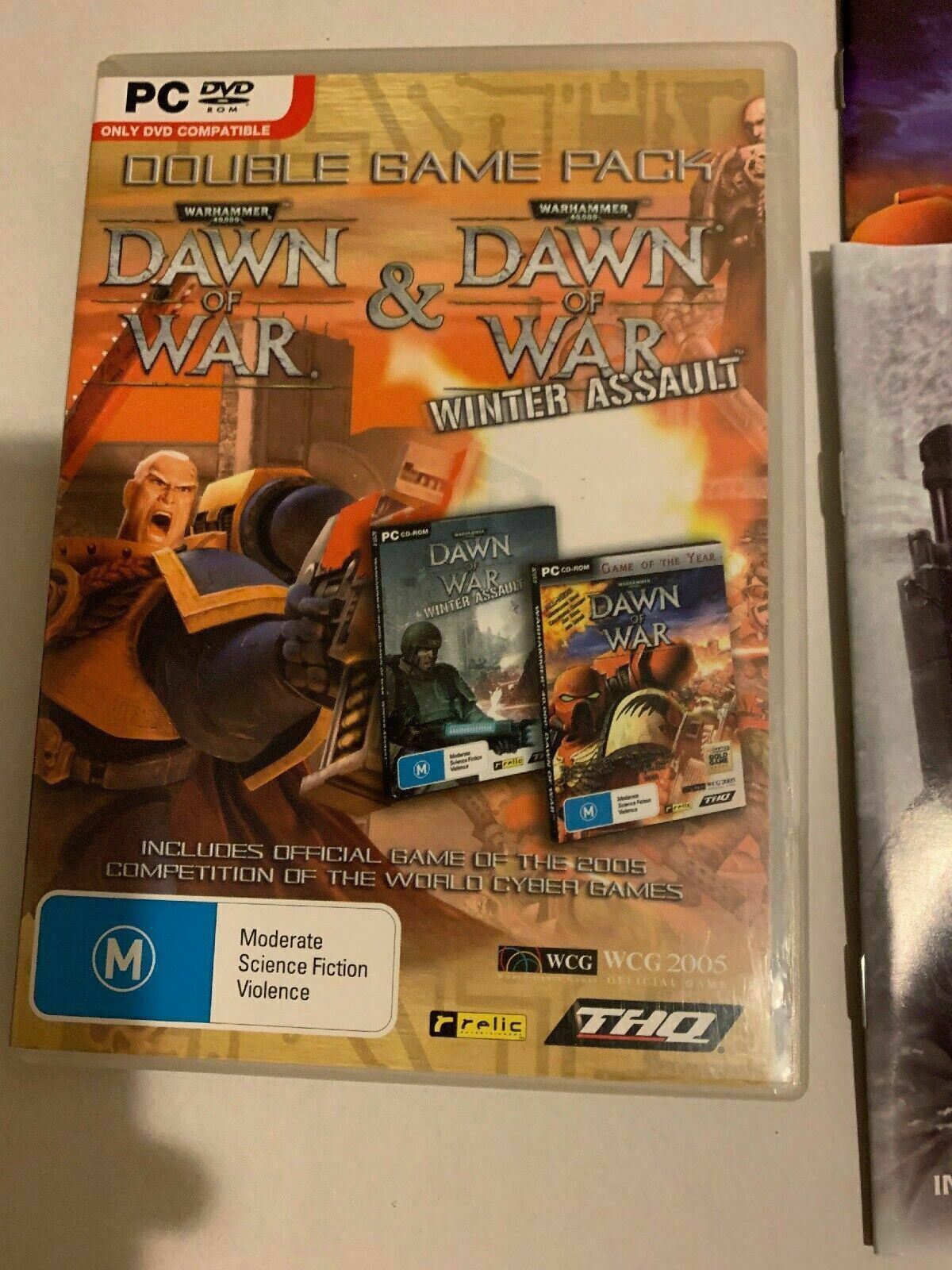 Warhammer 40,000: Dawn Of War And Winter Assault PC DVD With Manual