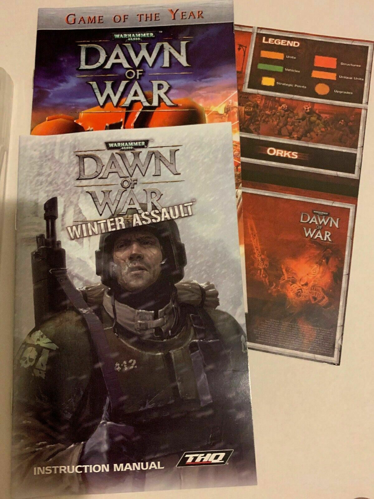 Warhammer 40,000: Dawn Of War And Winter Assault PC DVD With Manual