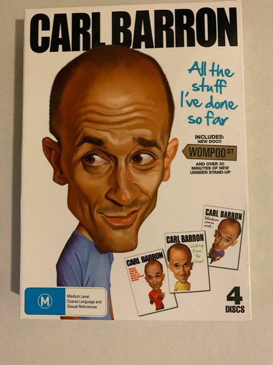 Carl Barron - All The Stuff I've Done So Far (DVD, 2013, 4-Disc Set)
