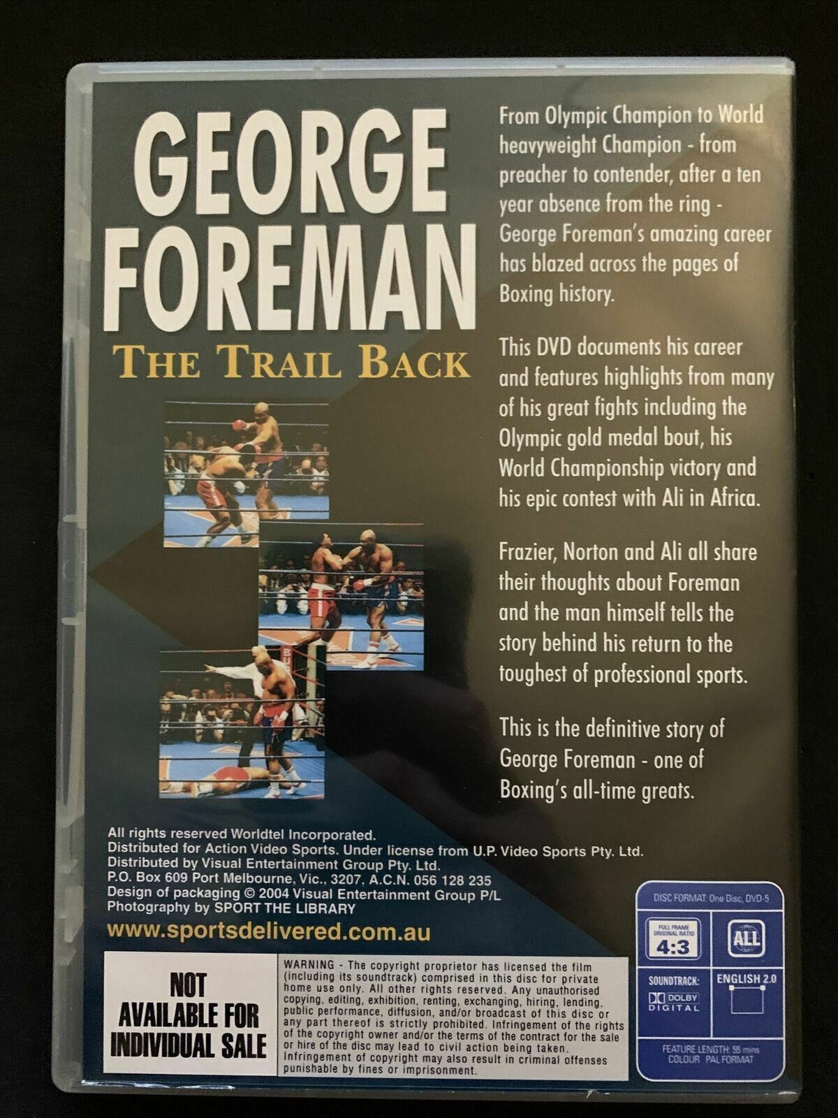 George Foreman The Trail Back DVD