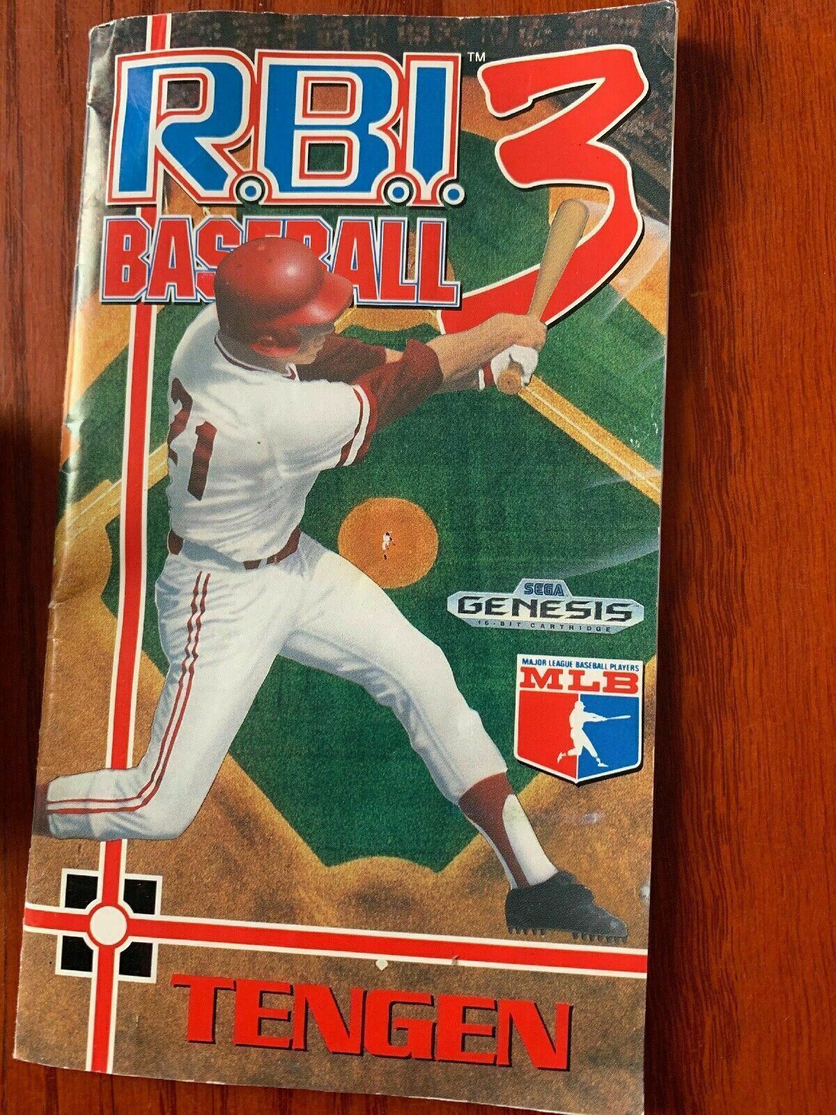 R.B.I Baseball 3 By Tengen Sega Megadrive Genesis PAL With Manual