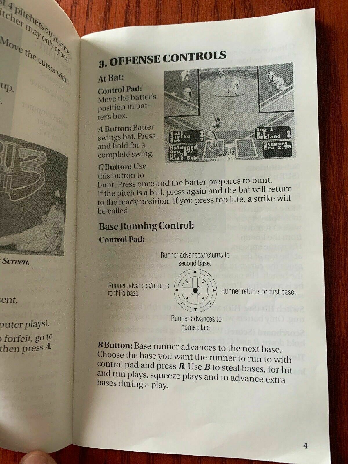 R.B.I Baseball 3 By Tengen Sega Megadrive Genesis PAL With Manual