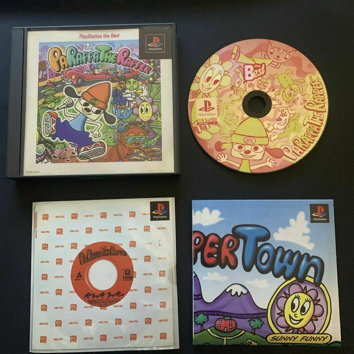 PaRappa The Rapper - Playstation PS1 NTSC-J Japan Music & Rhythm Game