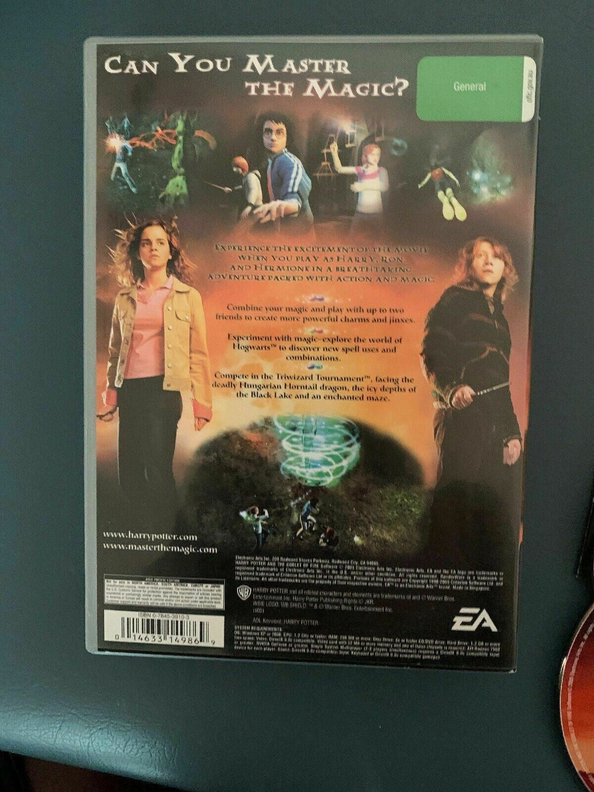 Harry Potter And The Goblet Of Fire (PC, 2005) PC Game - With Manual