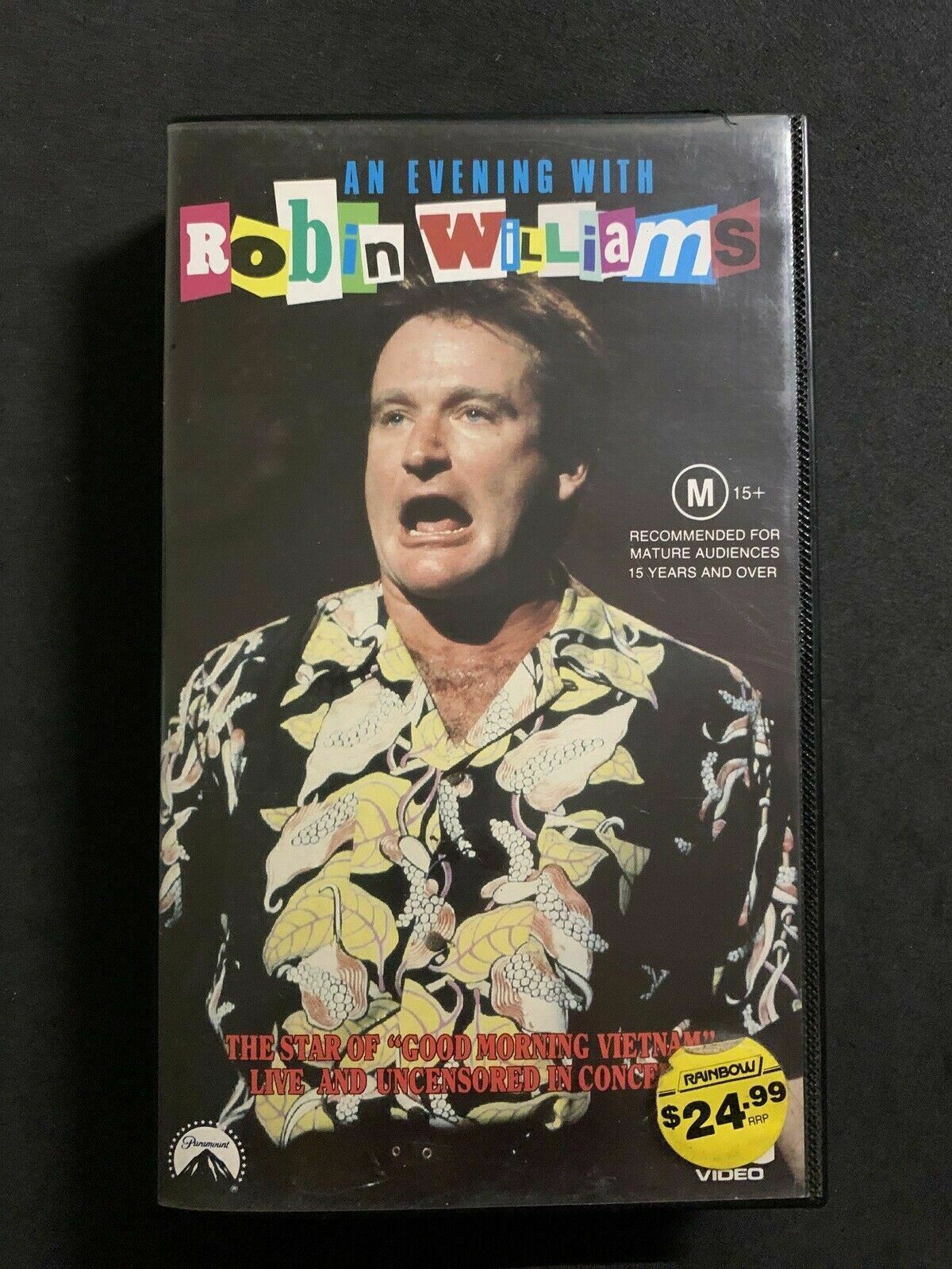 An Evening with Robin Williams (VHS, 1982) ~ RARE VHS VIDEO PAL