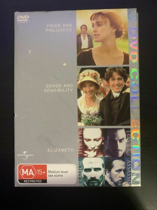 Pride And Prejudice / Sense And Sensibility / Elizabeth (DVD) Region 4