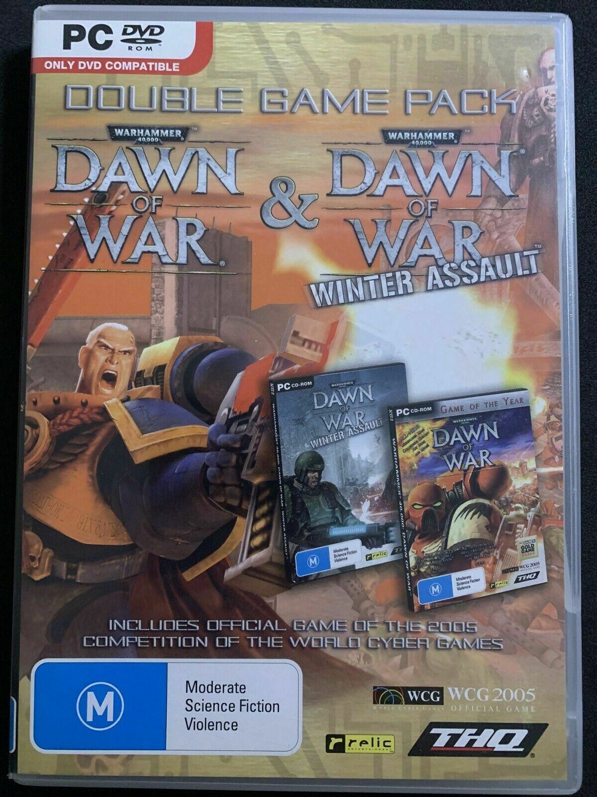 Warhammer 40000 Dawn of War + Winter Assault Double Game Pack PC RTS Game