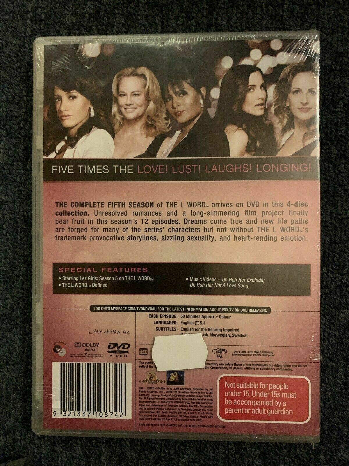 *New Sealed* The L Word : Season 5 (DVD) Region 4