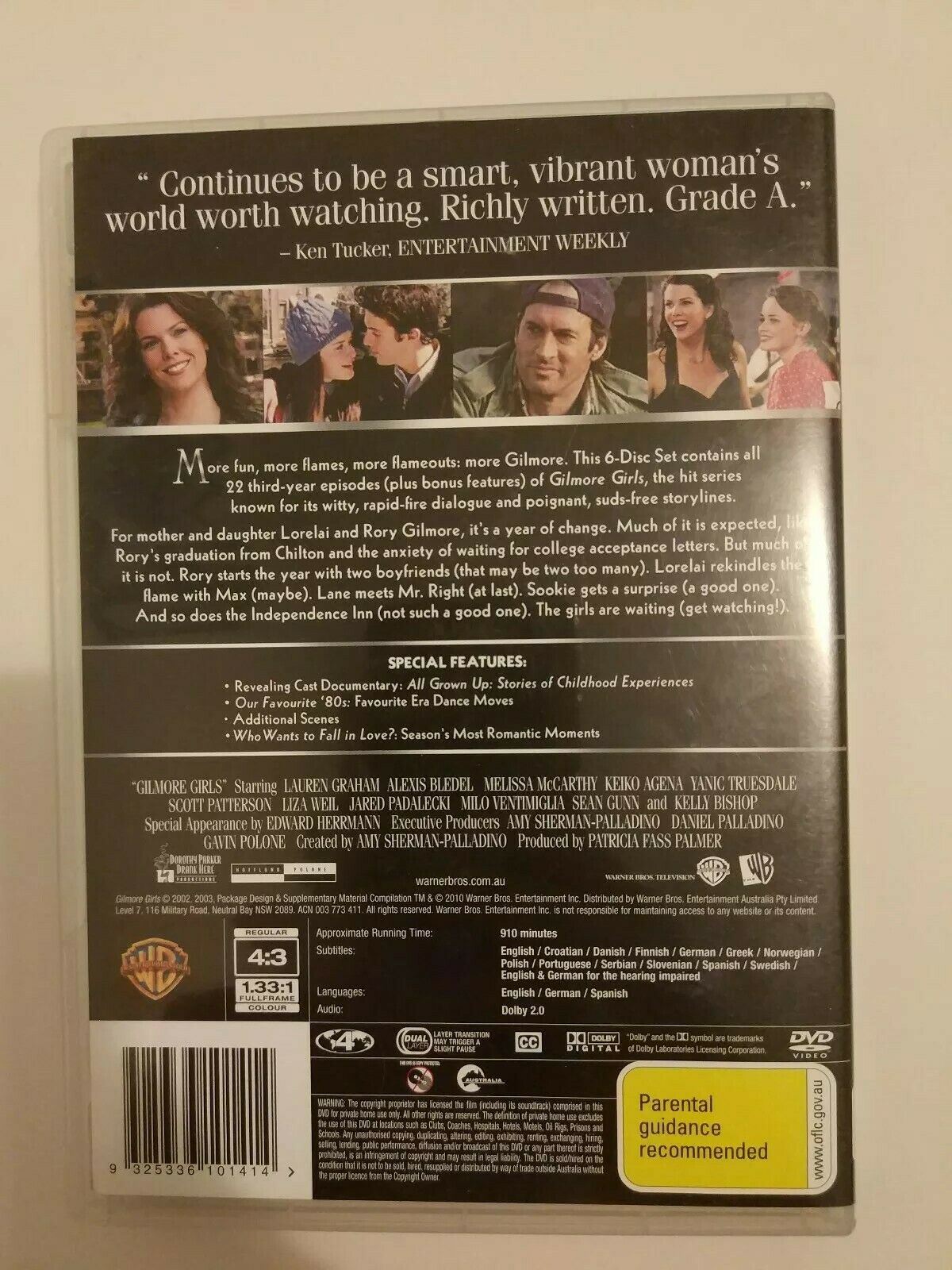 Gilmore Girls - Season 3 (DVD, 2006)