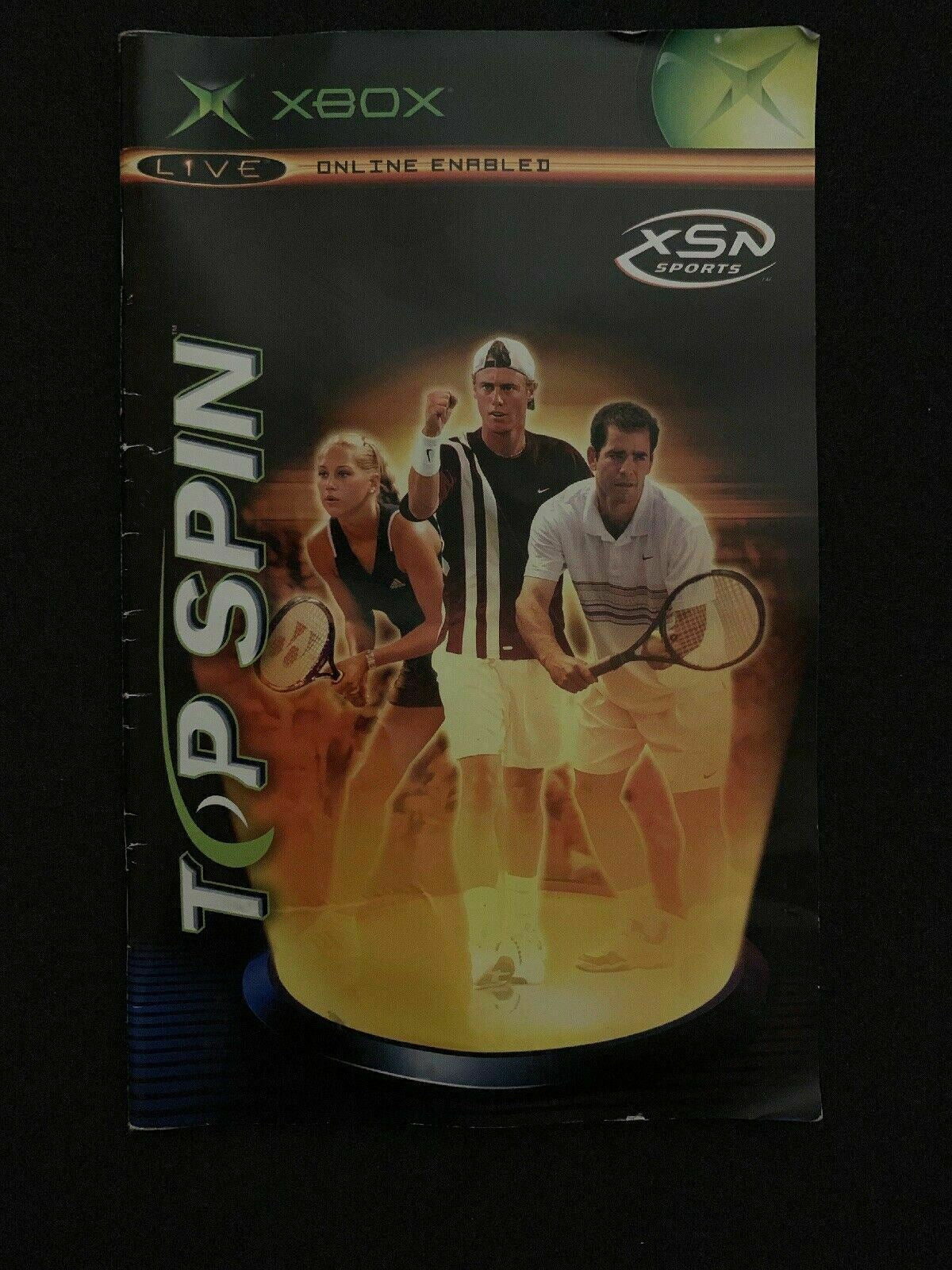 Top Spin (Microsoft Xbox, 2003) PAL with Manual