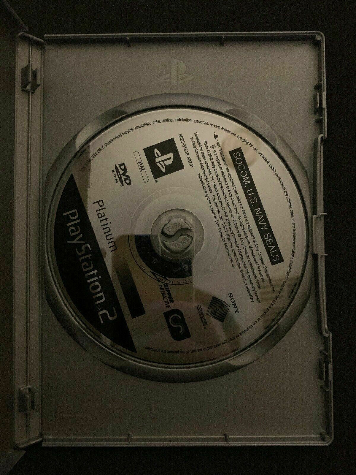 SOCOM US Navy Seals PS2 Game