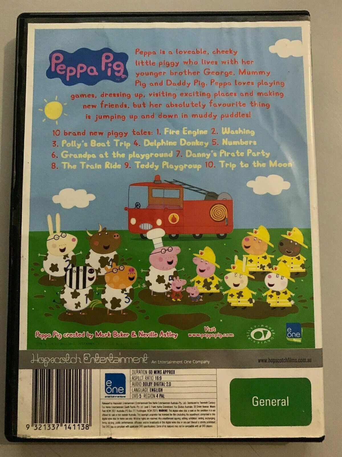 Peppa Pig - Fire Engine & Other Stories (DVD, 2012) Region 4 Pal