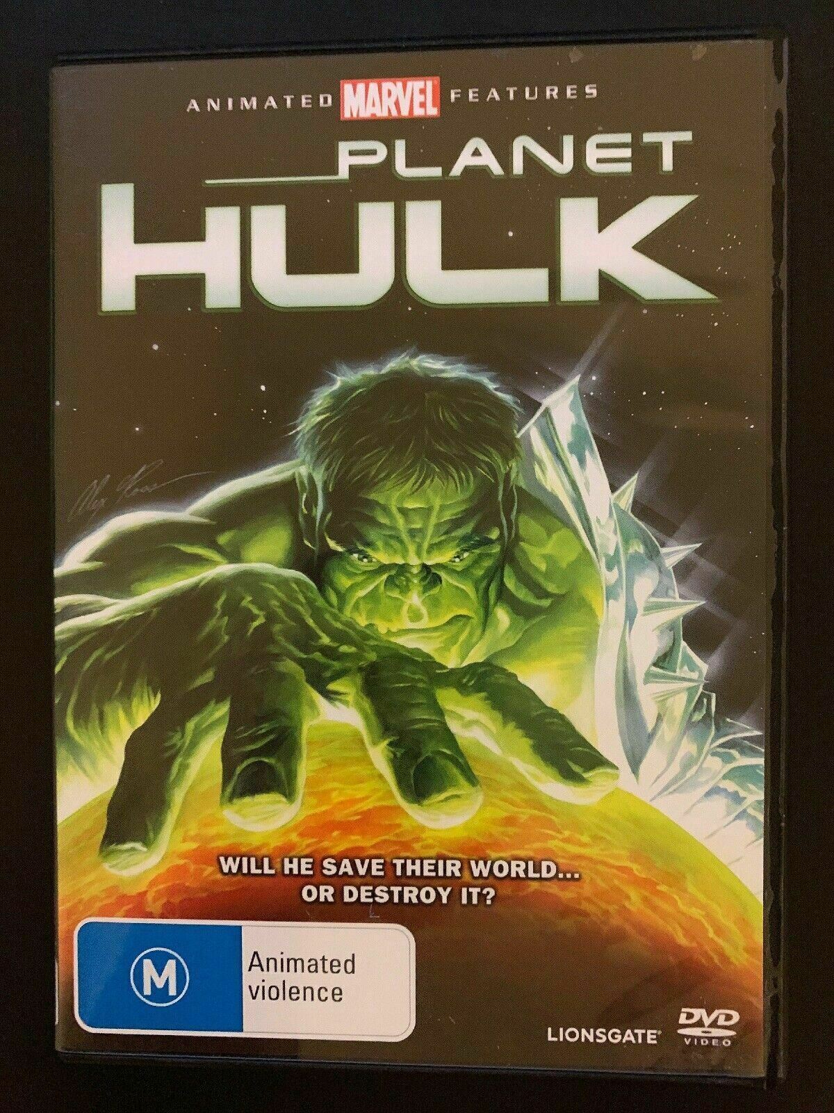 Planet Hulk (DVD, 2010) Marvel Animation Film - Region 4