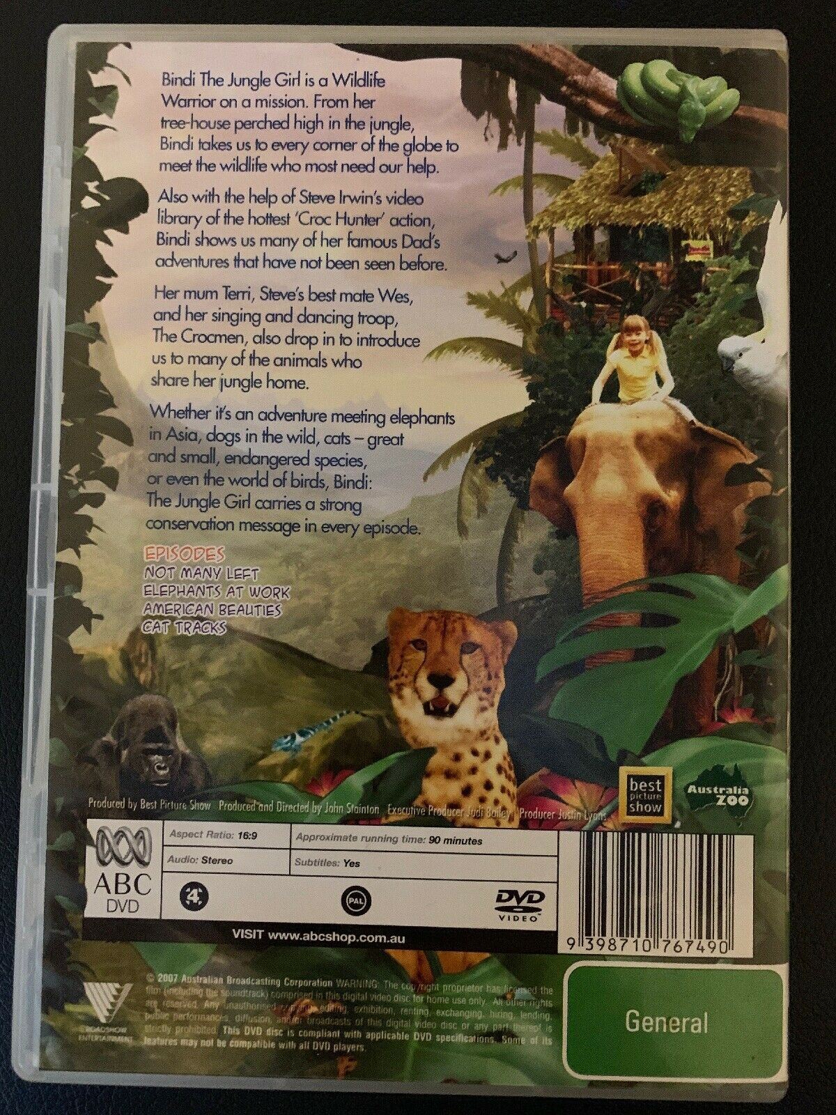 Bindi - The Jungle Girl (01 - 04) (DVD, Pal Region 4 2007) ABC For Kids