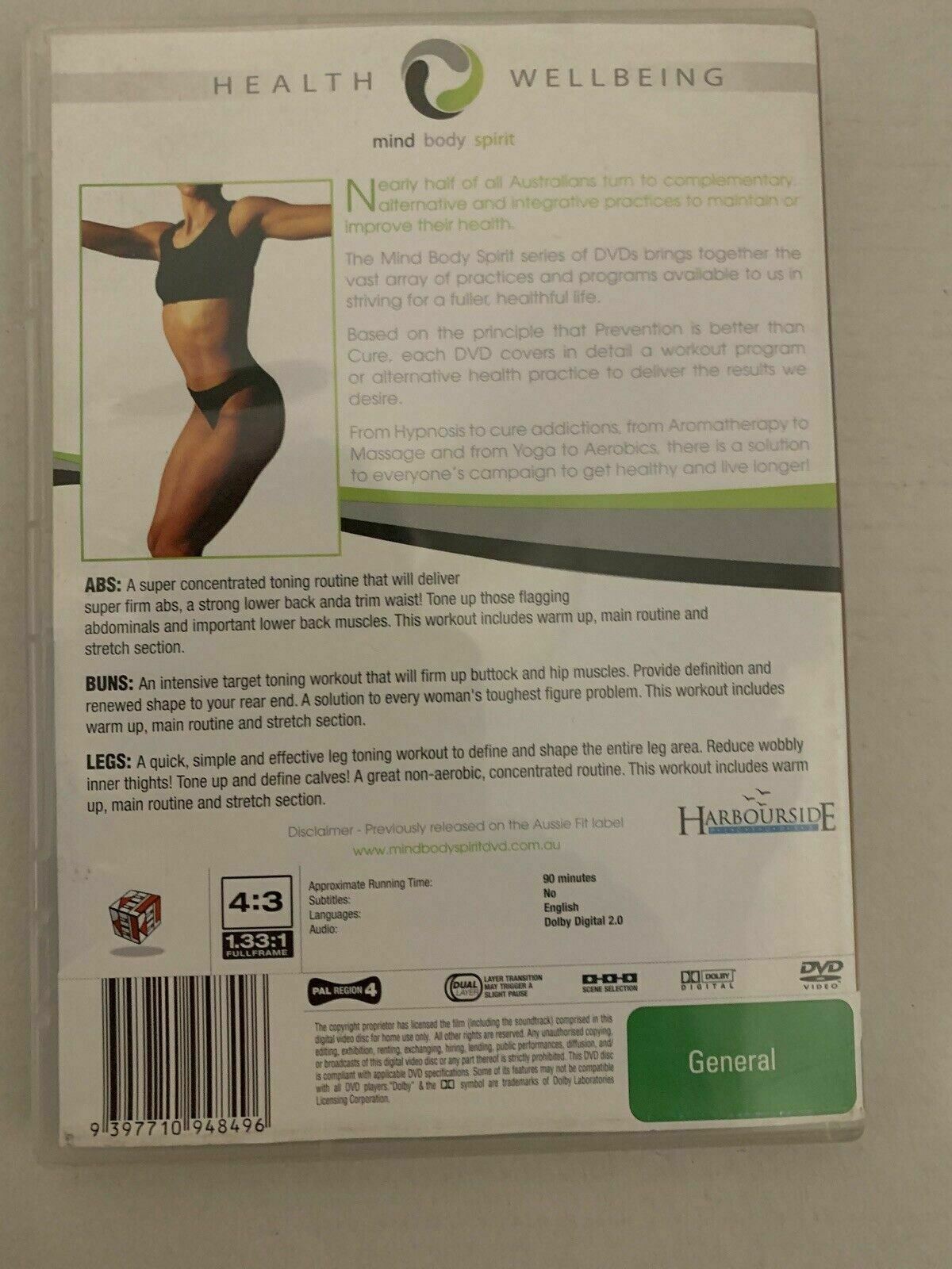 Body Sculpt (Complete Full Body Program) - Abs, Buns and Legs - DVD NEW