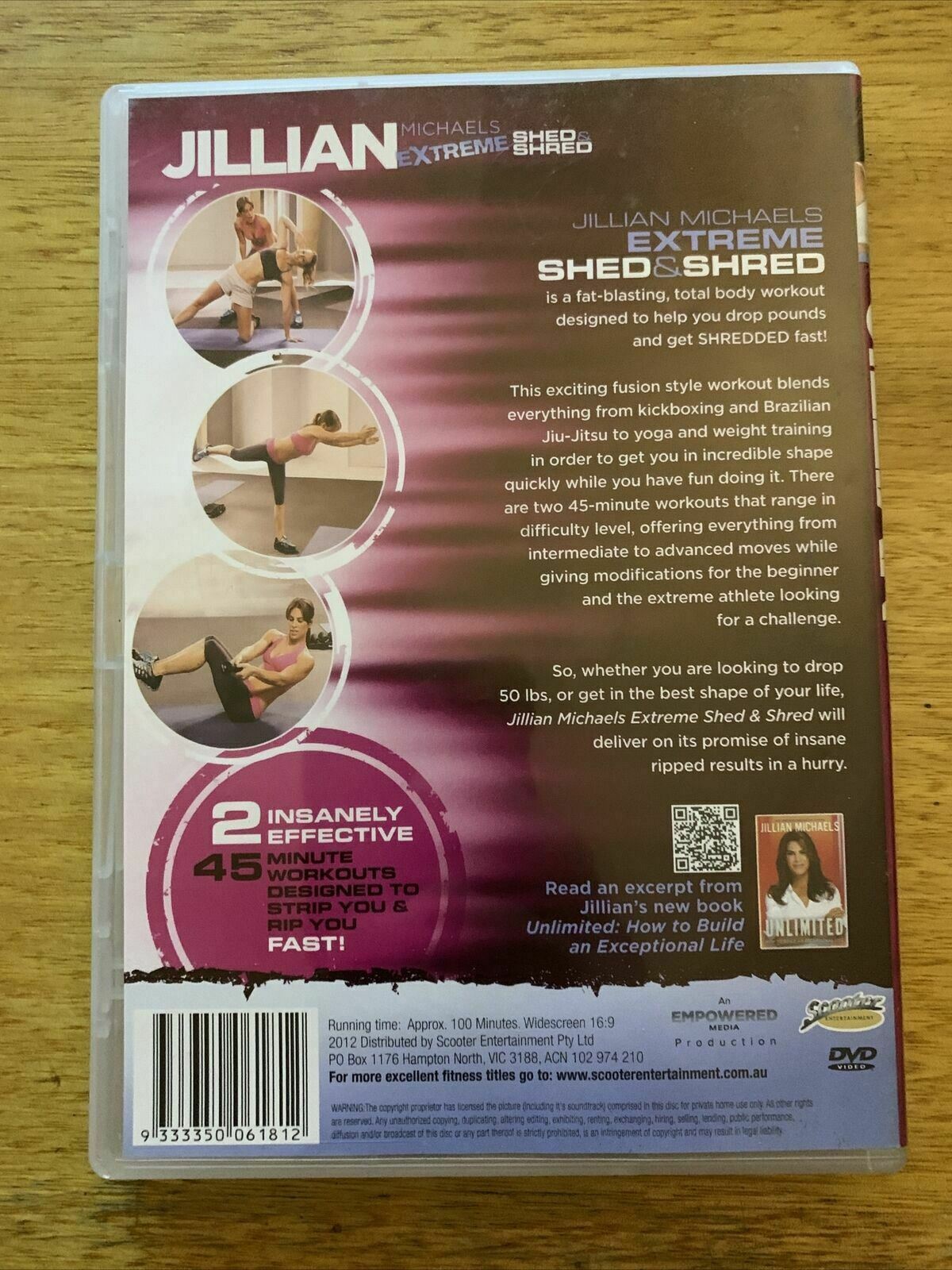 Jillian Michaels Extreme Shed & Shred (DVD) All Regions
