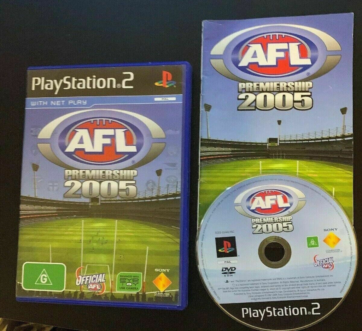 AFL Premiership 2005 - Sony PS2 PAL - Includes Manual