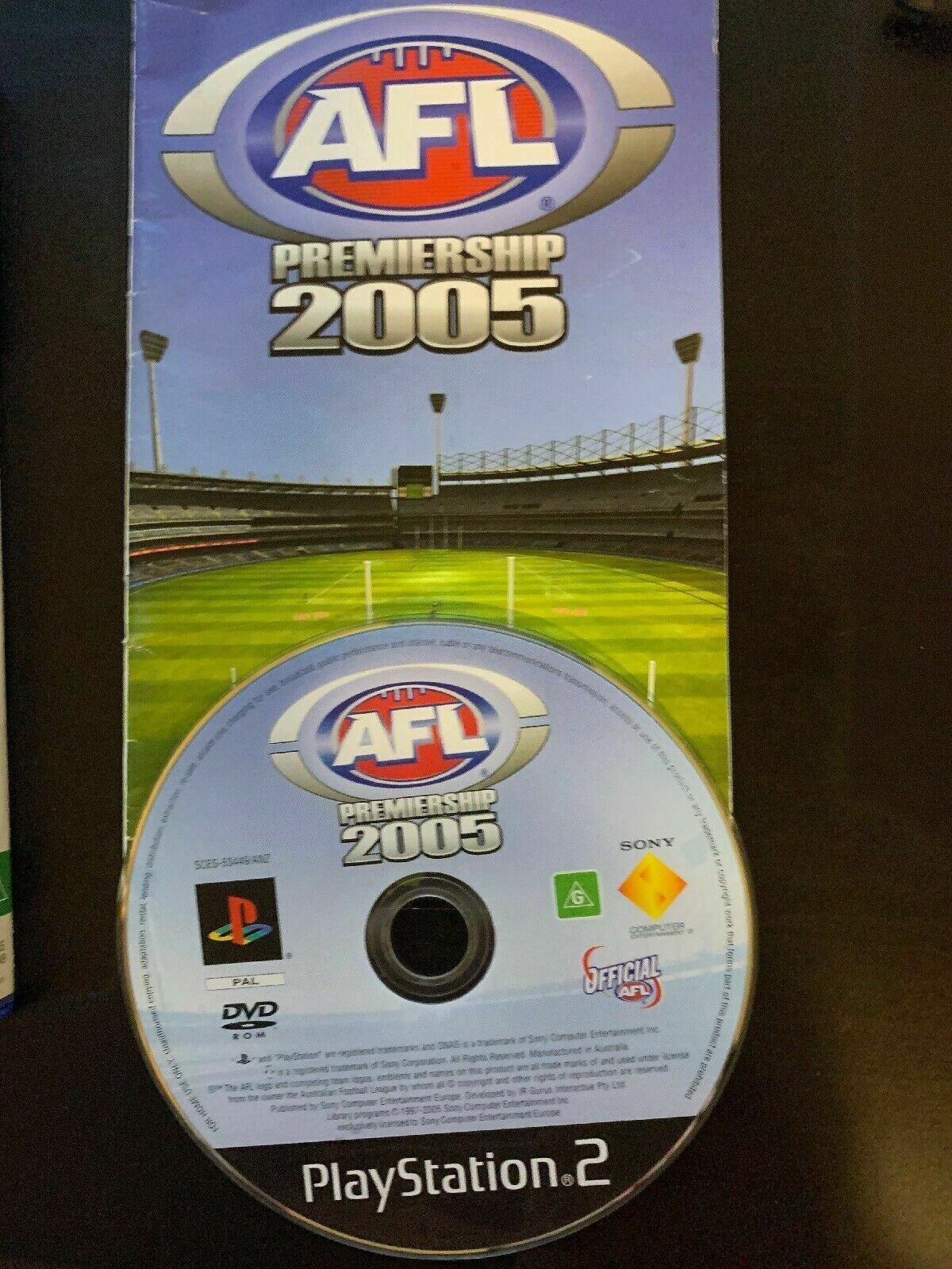 AFL Premiership 2005 - Sony PS2 PAL - Includes Manual