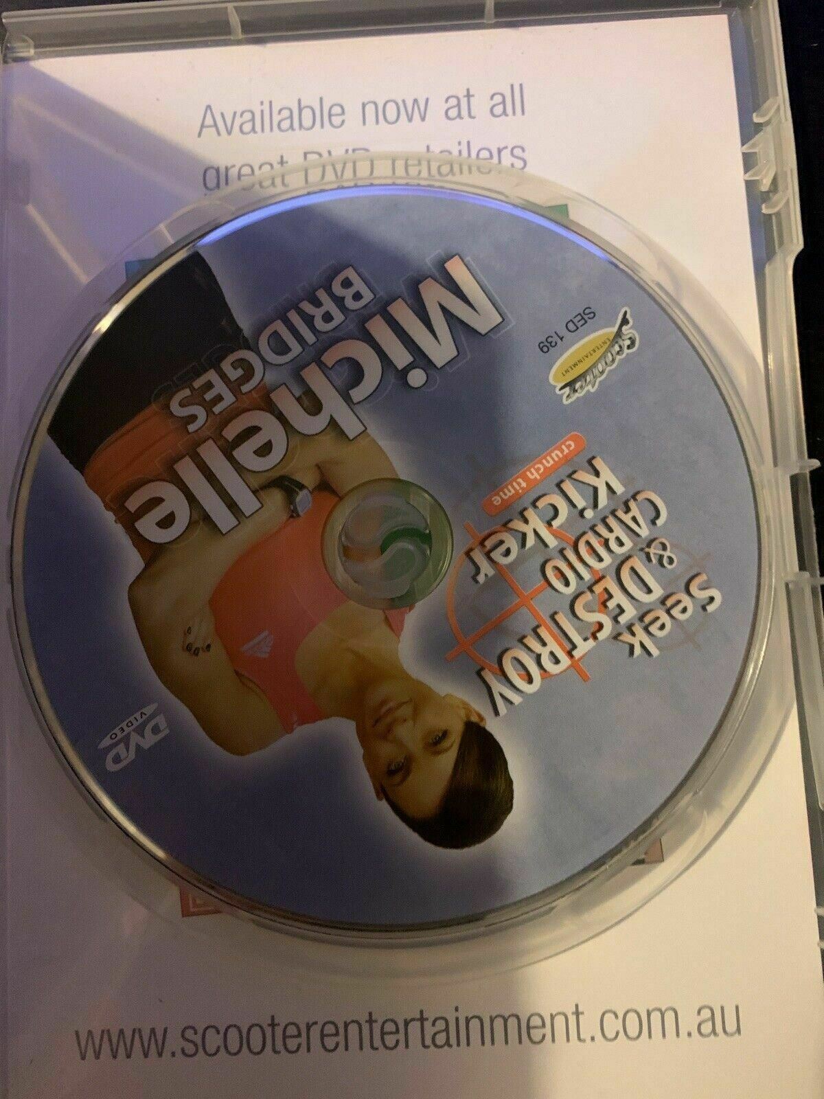 Michelle Bridges Crunch Time Seek & Destroy Cardio Kicker (DVD, 2009) Weightloss