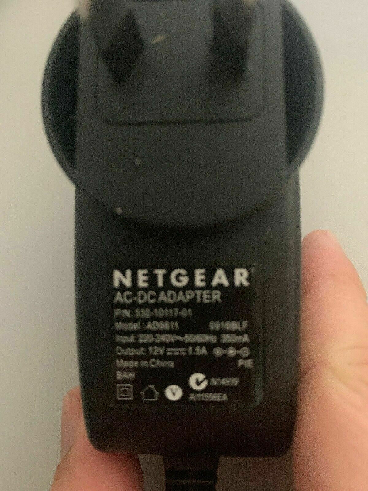 Genuine Netgear AD6611 AC Adapter AU Plug 12V 1.5A