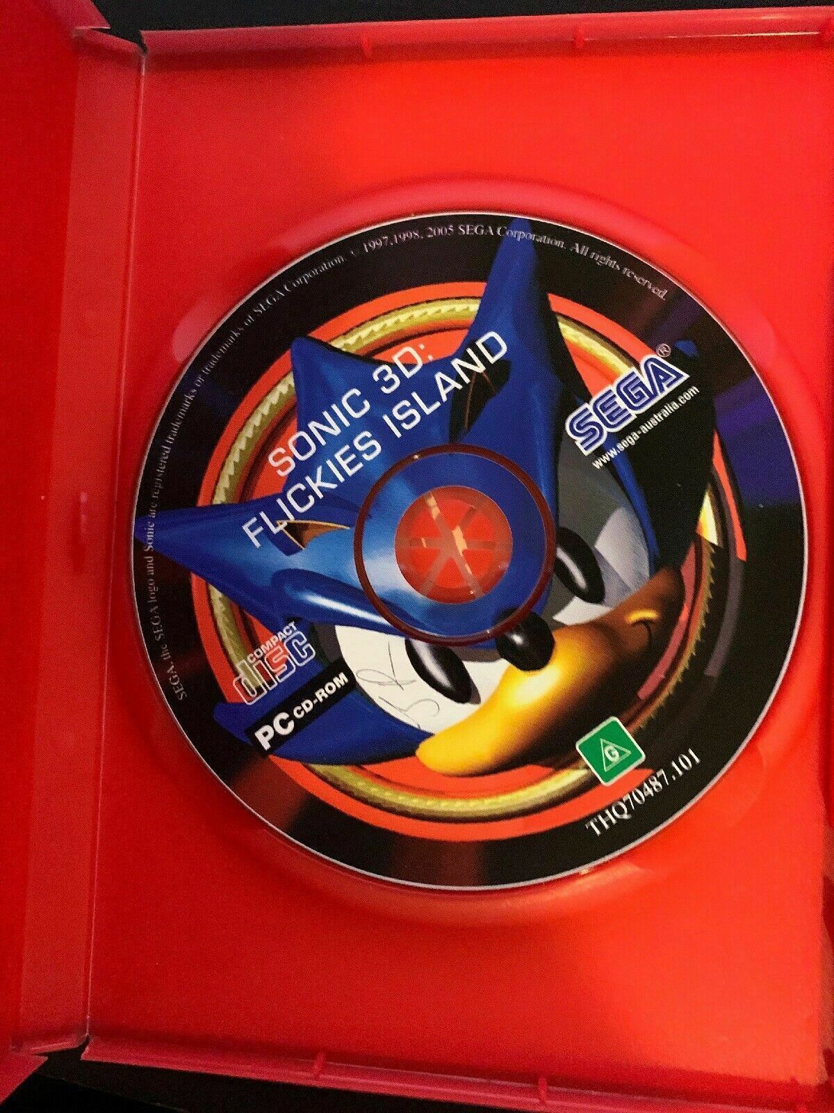 Sonic 3D Flickies Island PC CDROM 2005 Sega