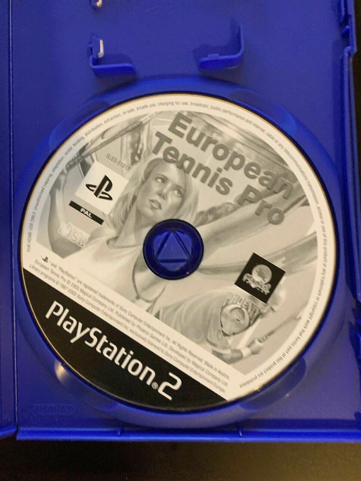 European Tennis Pro - Sony PlayStation PS2 PAL Game