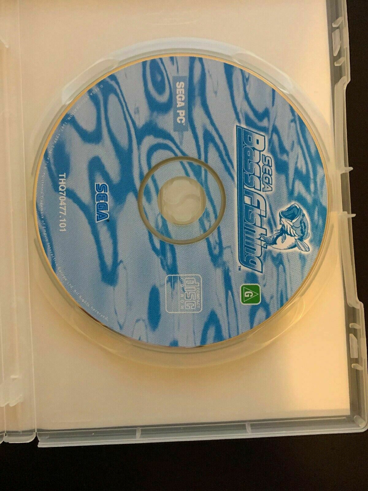 Sega Bass Fishing PC CDROM (1999) Vintage PC Game