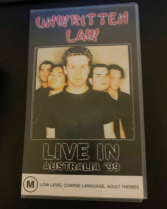 *RARE* Unwritten Law - Live In Australia VHS (PAL)