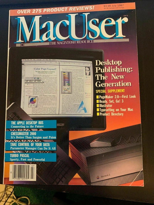 MacUser Magazine July 1987 The Macintosh Resource Desktop Publishing: The New