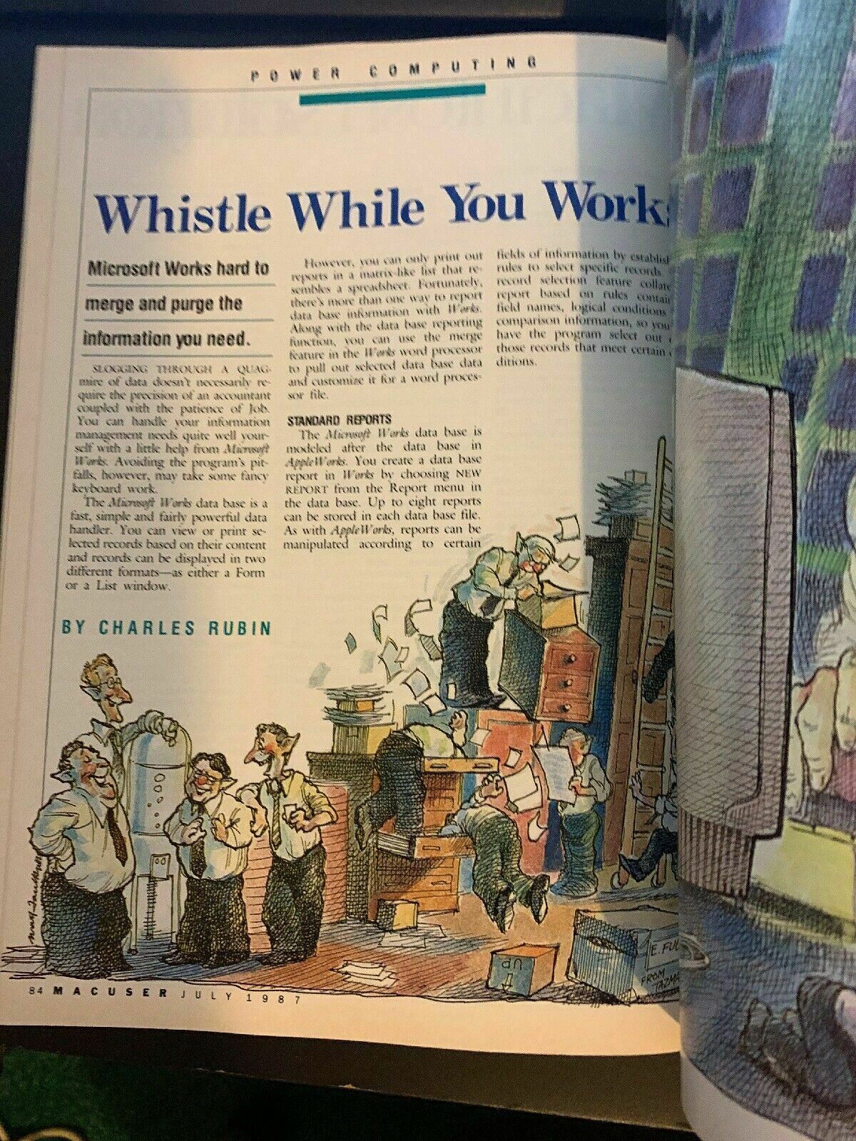 MacUser Magazine July 1987 The Macintosh Resource Desktop Publishing: The New