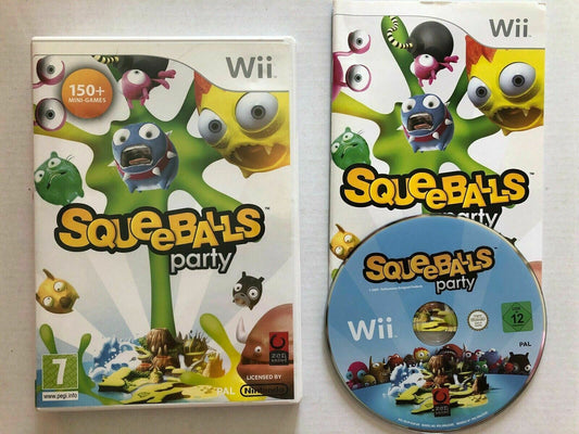 Squeeballs Party (Nintendo Wii, 2009) 150+ Mini Games