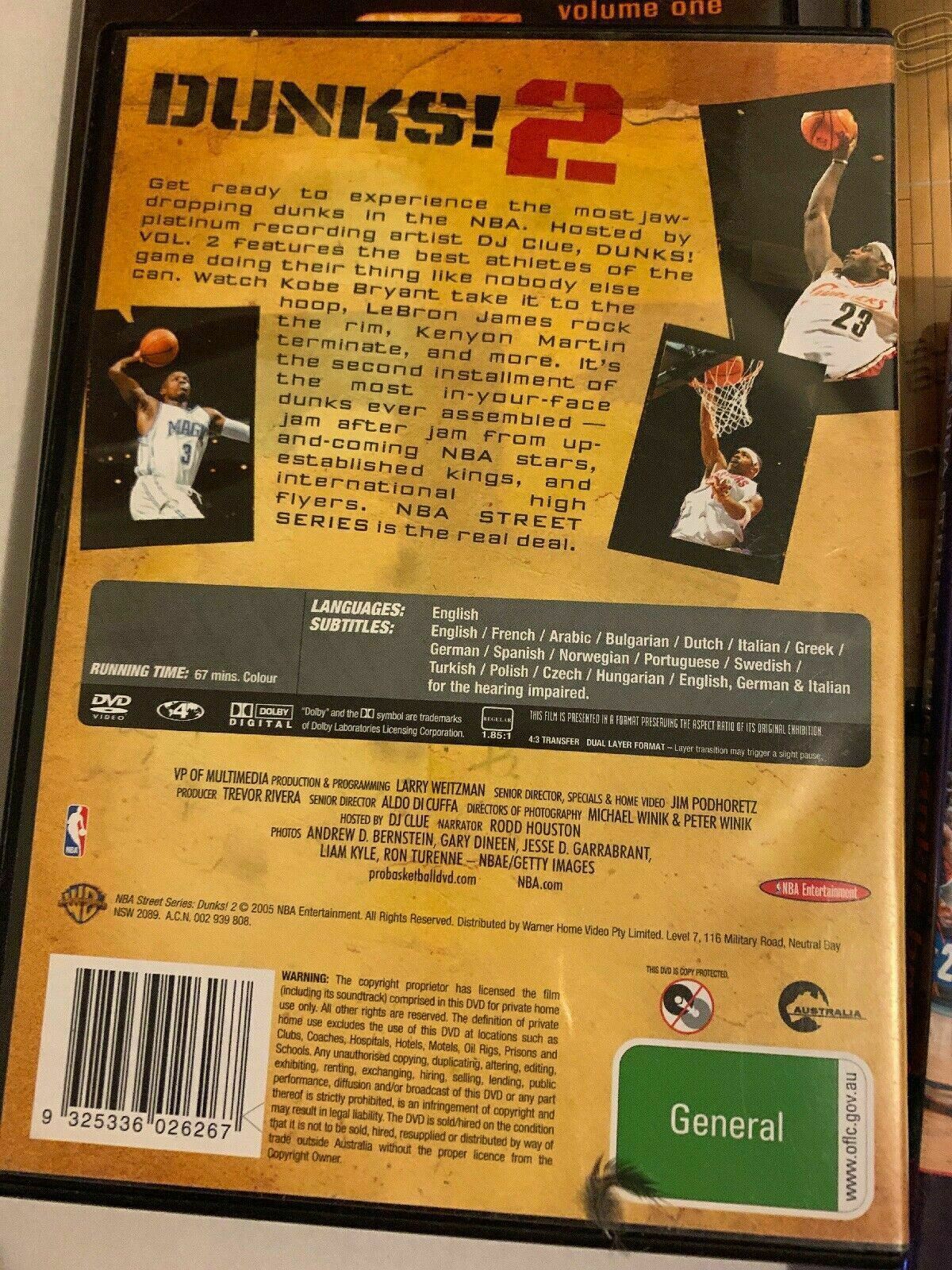 NBA DVD Series - NBA 100 Greatest Plays, Ankle Breakers Vol 1 Dunks! Vol 1 & 2