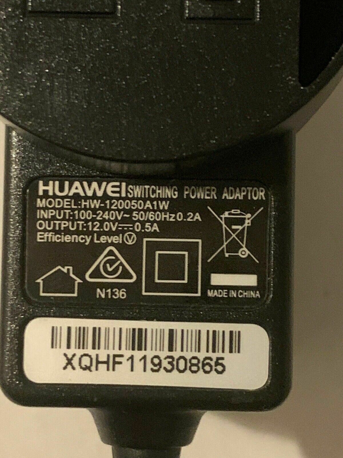 Genuine Huawei HW-120050A1W AC Adapter Switching Power Adaptor