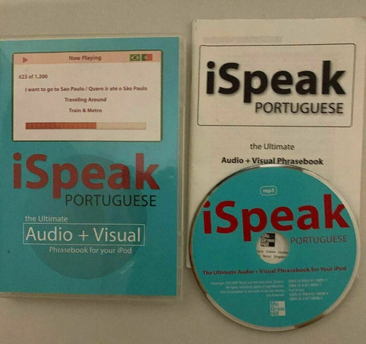 ISpeak Portuguese Phrasebook: The Ultimate Audio + Visual Phrasebook for Your...