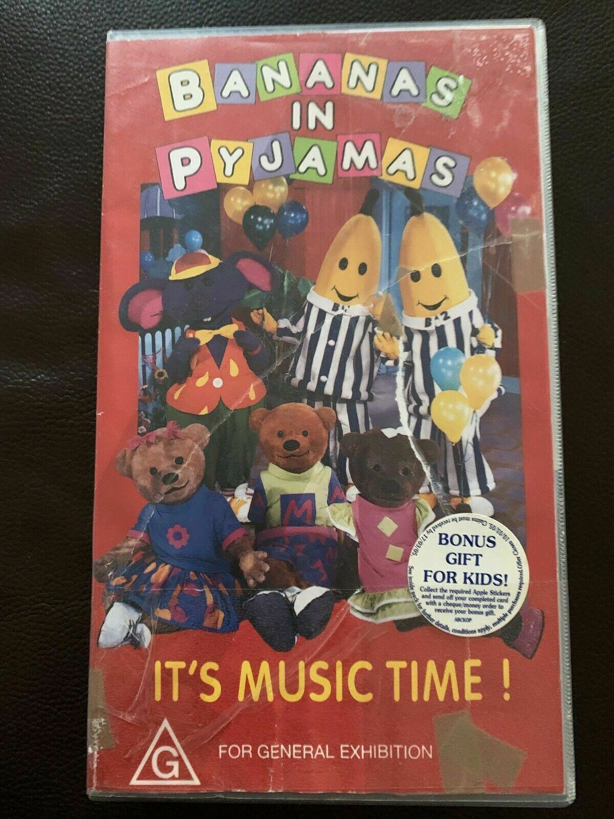 Bananas In Pyjamas - It's Music Time! (VHS, 1996) PAL