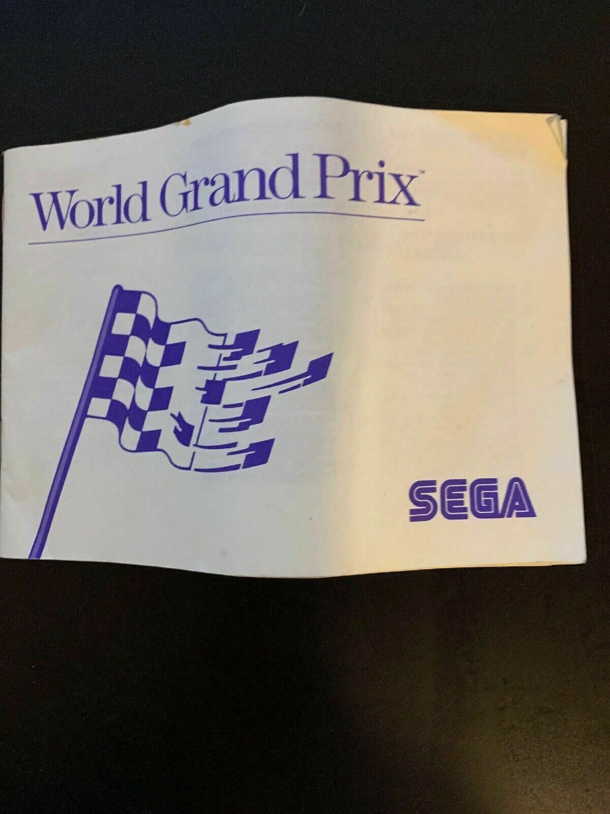 World Grand Prix  Sega Master System PAL With Manual Complete