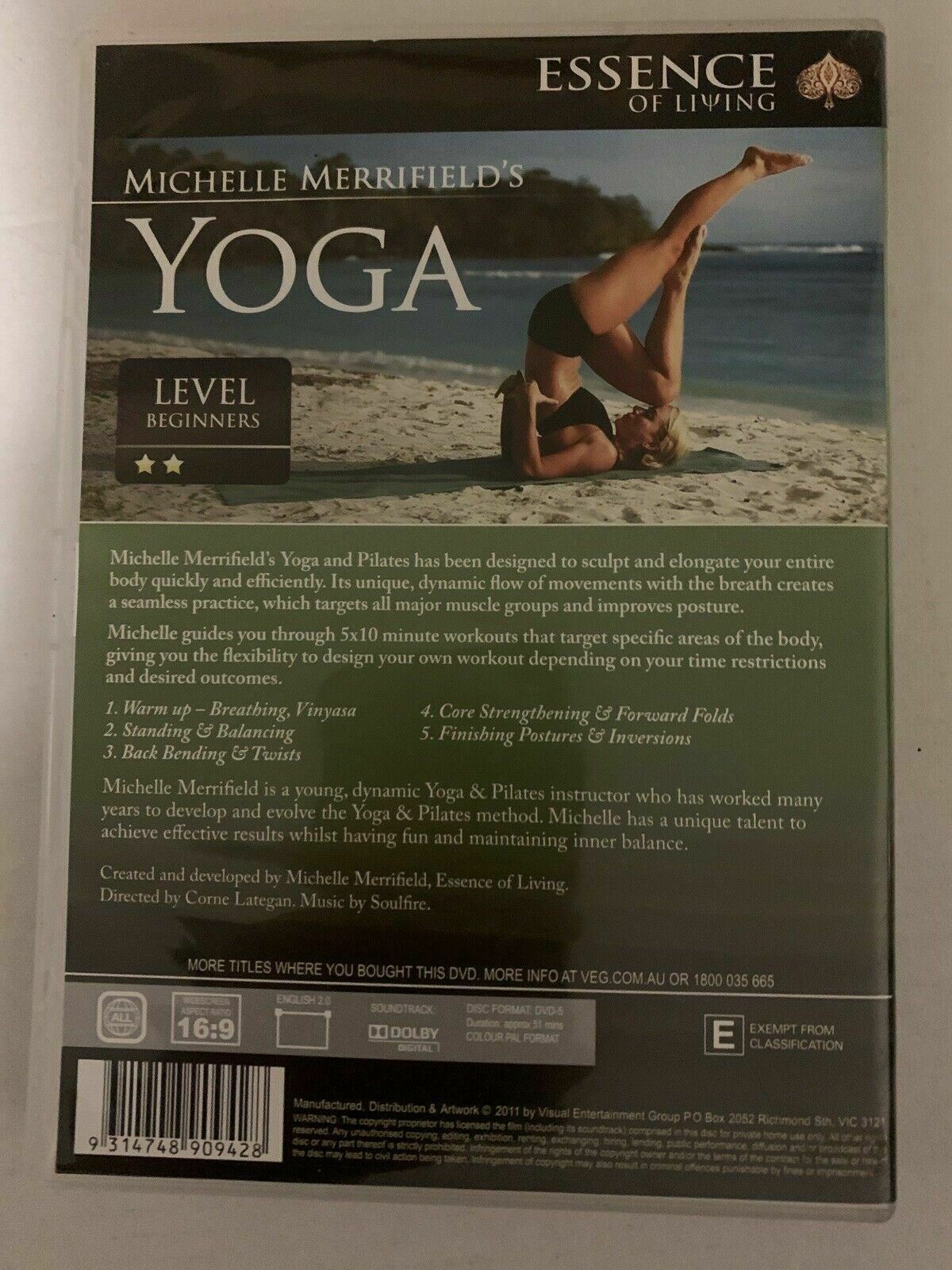 Michelle Merrifield's YOGA Level Beginners DVD All Regions